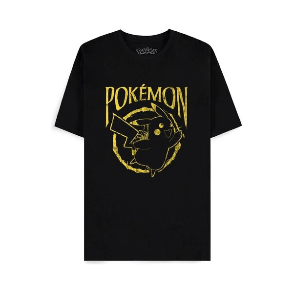 Tričko Difuzed Pokémon - Pikachu Thunderstrike M Černá