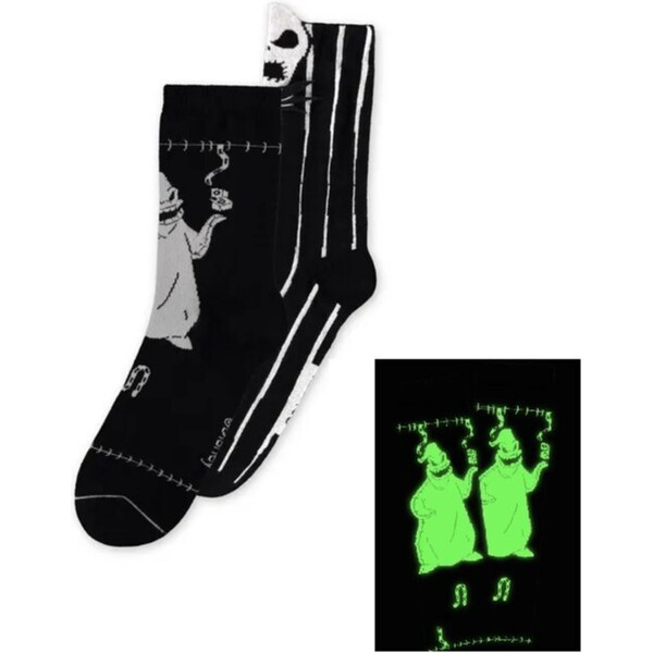 Difuzed ponožky Nightmare Before Christmas Jack & Oogie 2 páry svítící)