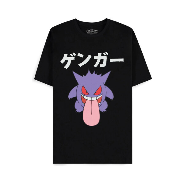 Tričko Pokémon - Gengar L Černá