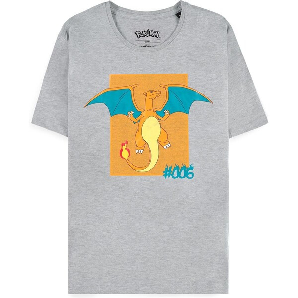 Difuzed Pokémon černé tričko s Charizard Černá
