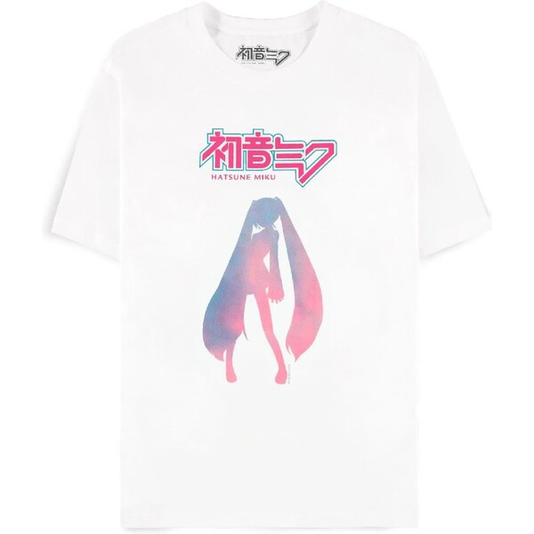 Tričko dámské Hatsune Miku - Silhoutte M Bílá
