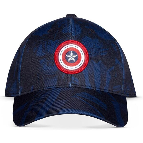 DIFUZED Baseballová čepice Captain America Brave New World Shield Vícebarevná