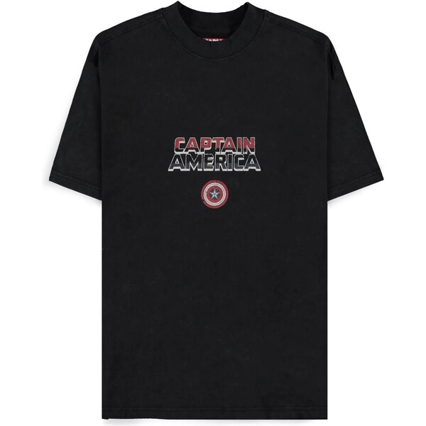 Difuzed Captain America Brave New World Tričko 3 Heroes  Černá