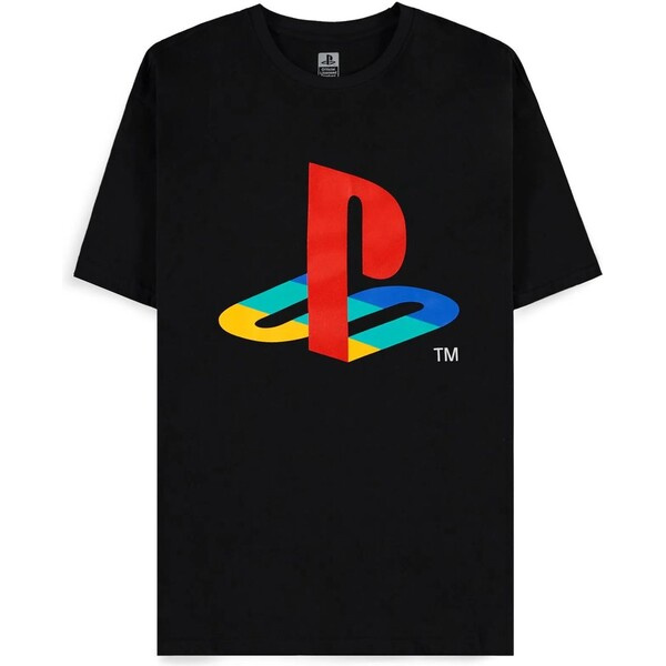 Difuzed tričko PlayStation Logo Black Černá