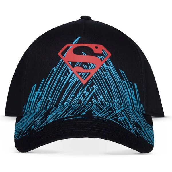 Difuzed Kšiltovka Superman - Logo Černá