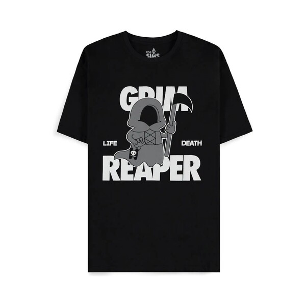 Tričko The Sims - Grim Reaper S Černá/bílá