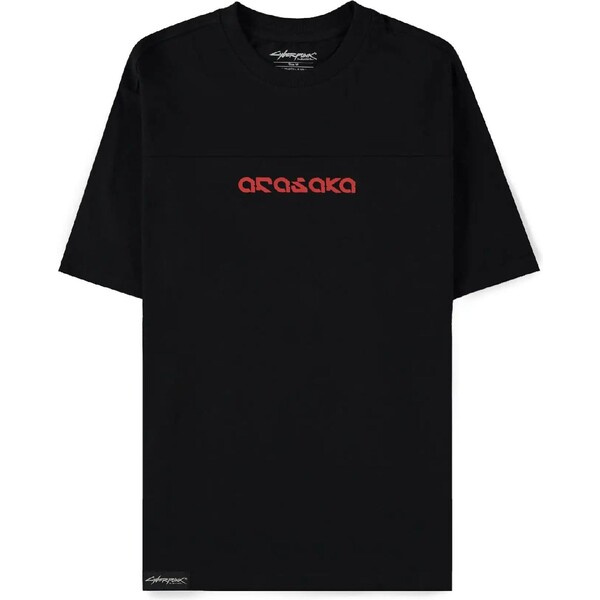 Difuzed tričko Cyberpunk 2077 - Arasaka (Loose fit) XL Černá