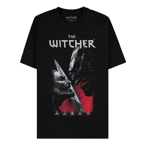 Difuzed Tričko The Witcher - The Curse of Crows XL Černá