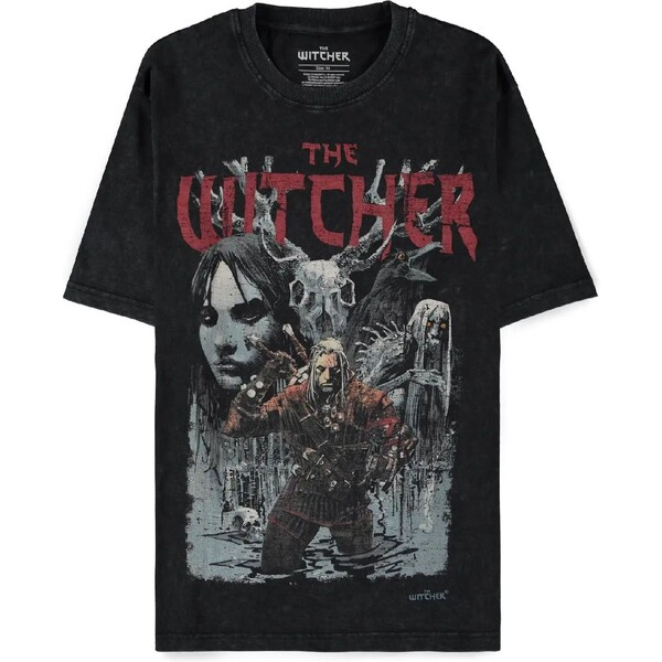 Difuzed Tričko The Witcher - First Edition XL Černá