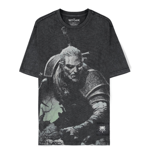 Difuzed Tričko The Witcher - The Wild Hunt (Loose Fit) XL Šedá