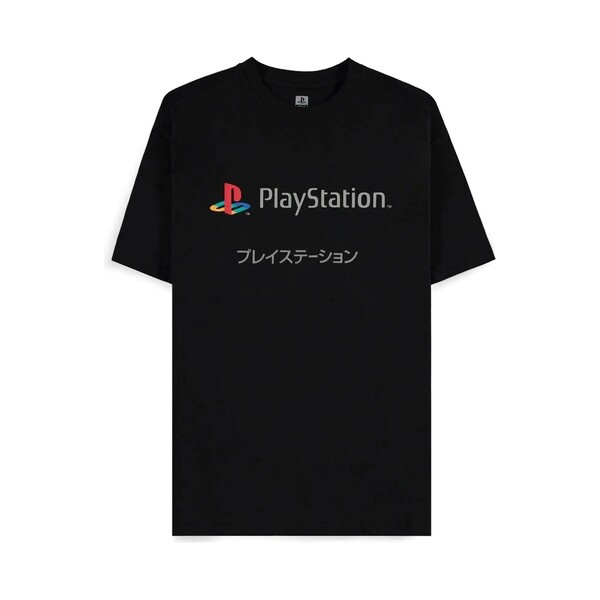 Tričko Difuzed PlayStation - Japanese Logo S Černá