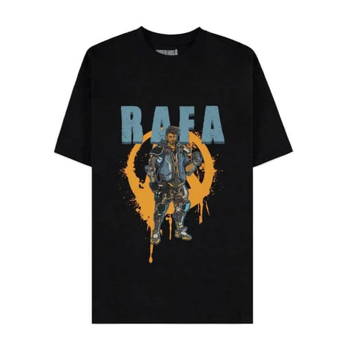 Tričko Borderlands 4 - Rafa XL Černá
