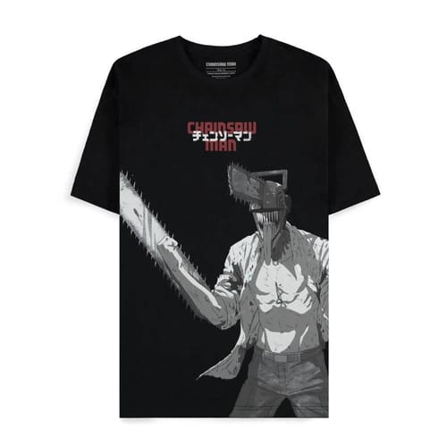 Tričko Difuzed Chainsaw Man - Shadowy Denji XXL Černá