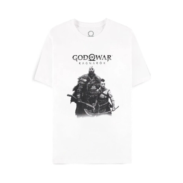 Tričko God of War - Men's Short Sleeved T-shirt - XXL Černá/bílá