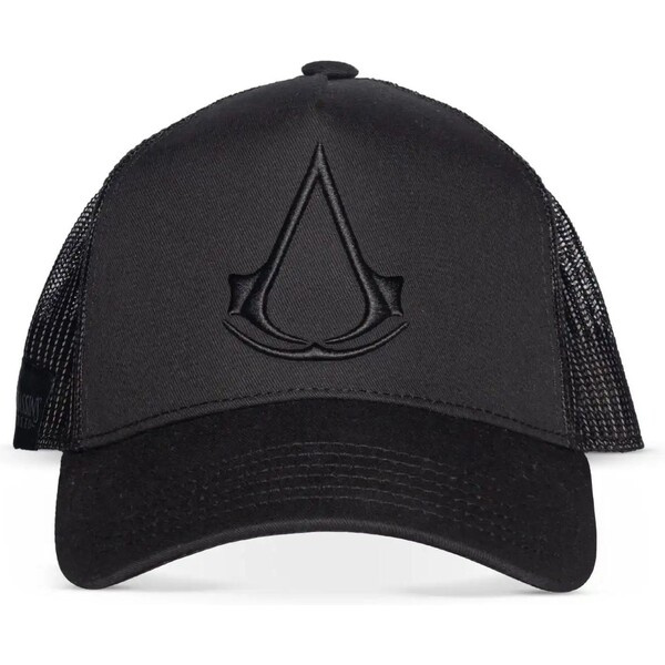 Difuzed Truckerská šiltovka Assassin Creed - Logo Černá