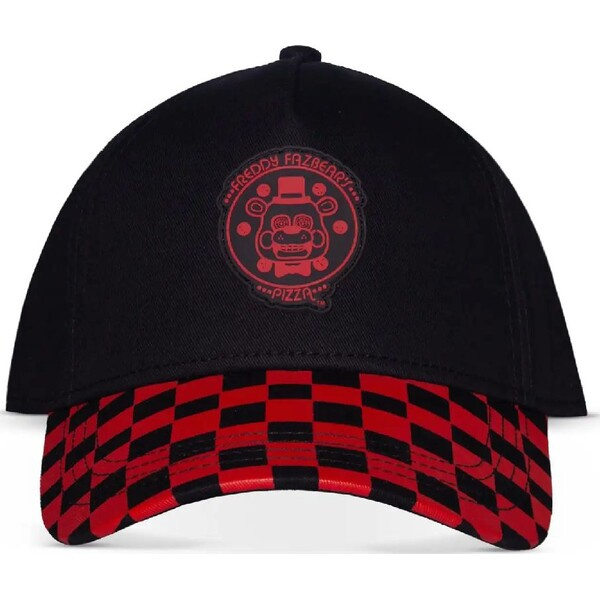 Difuzed Kšiltovka Five Nights At Freddy's - Freddy Fazbear Černá/červená