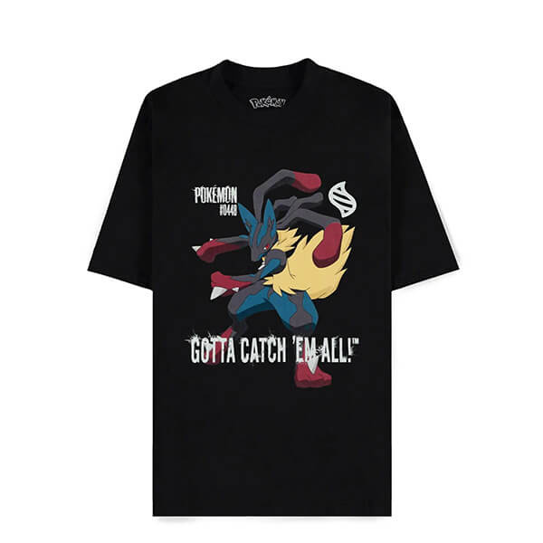 Tričko Pokémon - Mega Lucario (loose fit) M