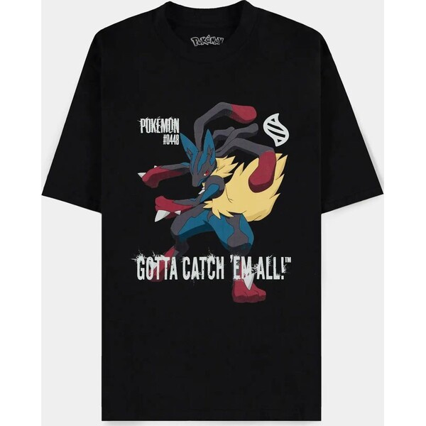 Tričko Pokémon - Mega Lucario (loose fit) M