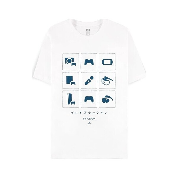 Tričko Difuzed PlayStation - Since '94 XL Bílá