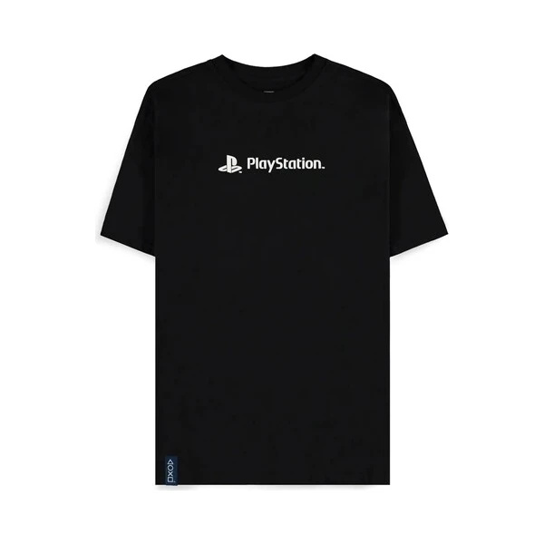 Tričko Difuzed PlayStation - Logo and Symbol L Černá