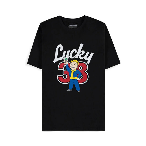 Tričko Difuzed Fallout - Lucky 38 Cocktail XXL Černá