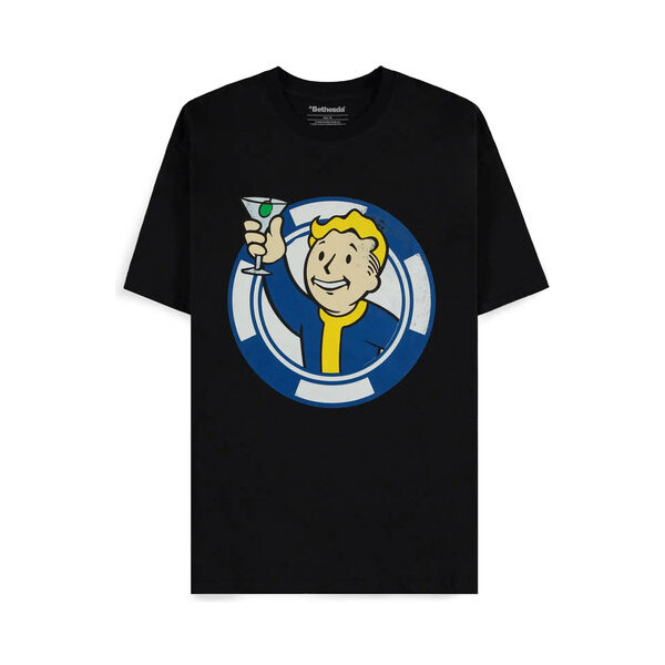 Tričko Difuzed Fallout - Cheers M Černá