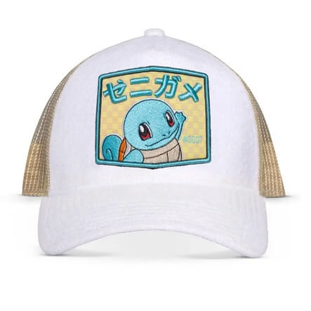 Truckerská kšiltovka Pokémon - Squirtle Bílá/hnědá