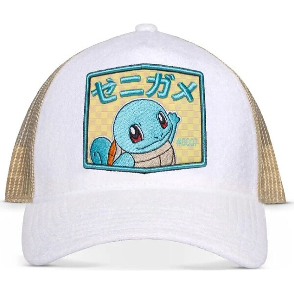 Truckerská kšiltovka Pokémon - Squirtle Bílá/hnědá