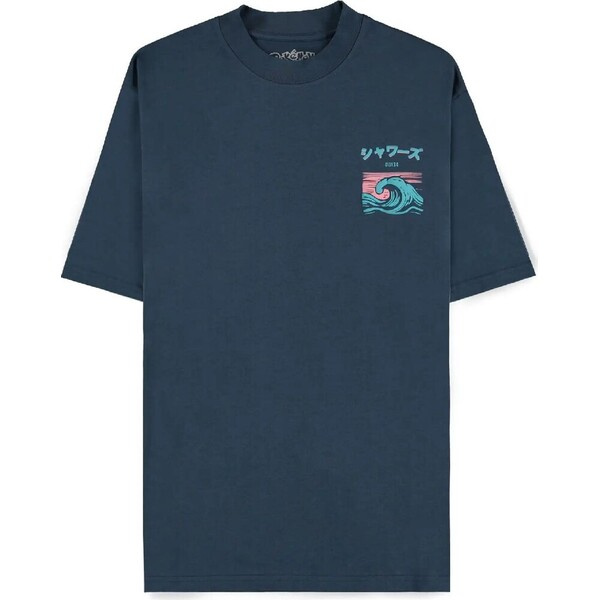 Tričko Pokémon - Navy Vaporeon (Loose Fit) XS Námořně modrá