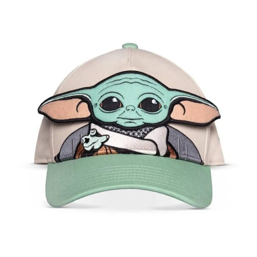 Kšiltovka Mandalorian - 3D Grogu Vícebarevná