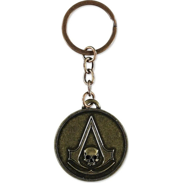 Klíčenka kovová Assassin's Creed Black Flag Resynced - Coin Metal