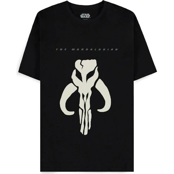 Difuzed Tričko The Mandalorian - Mythosaur Skull S Černá
