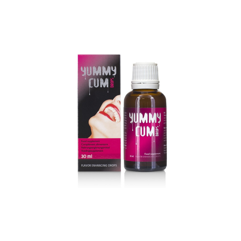 Kapky Yummy Cum pro muže 30ml