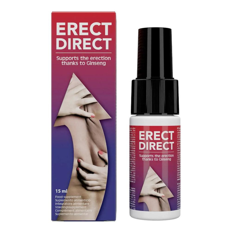 Erect Direct kapky 15 ml - doplněk stravy