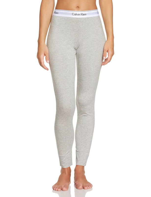 Dámské legíny D1632E-020 šedá - Calvin Klein šedá S