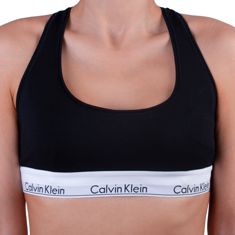 Podprsenka sportovní F3785E-001 černá - Calvin Klein černá S
