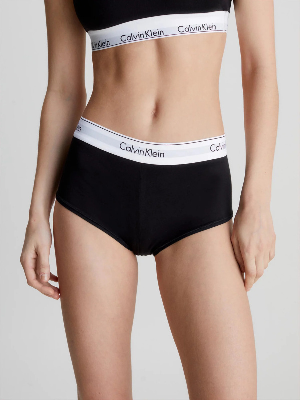 Dámské kalhotky šortky F3788E-001 černá - Calvin Klein černá L