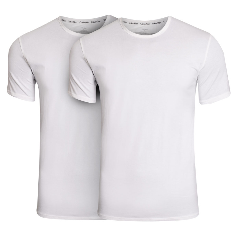 Pánské tričko 2pcs NB1088A-100 bílá - Calvin Klein bílá L