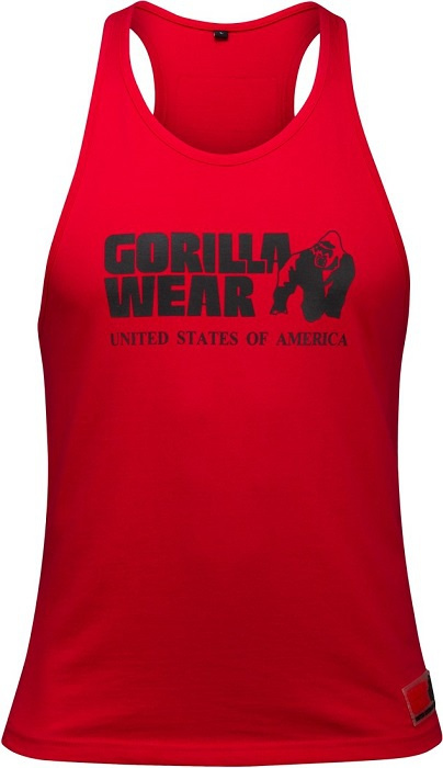 Gorilla Wear Pánské tílko Classic Tank Top Red - XXL