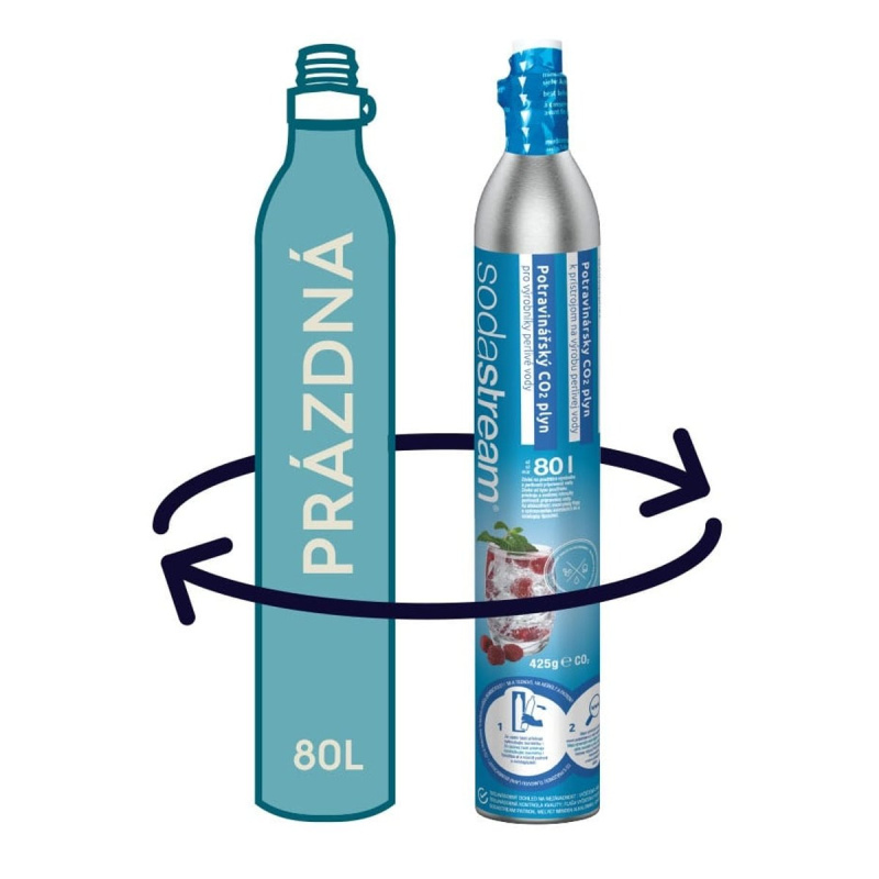 Sodastream Plyn CO2 na výměnu za prázdnou láhev