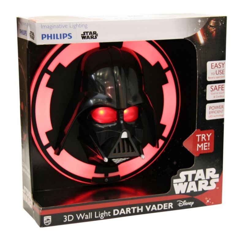 Philips 3d světlo na zeď star wars darth vader