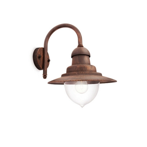 Philips Venkovní nástěnné svítidlo Raindrop 1xE27, IP44 Barva: Bronzová