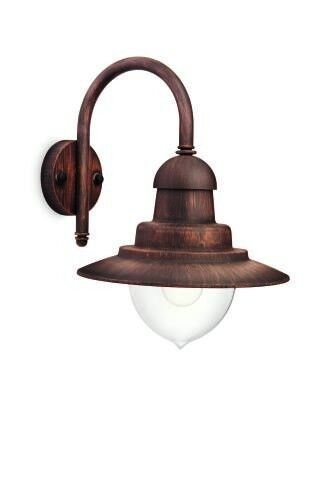 Philips Venkovní nástěnné svítidlo Raindrop 1xE27, IP44 Barva: Bronzová