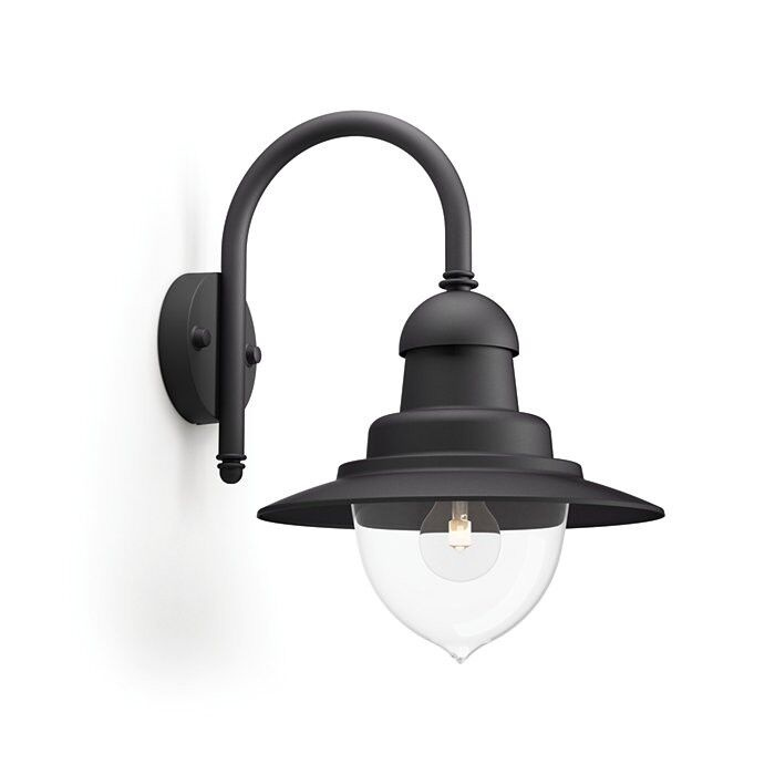Philips Venkovní nástěnné svítidlo Raindrop 1xE27, IP44 Barva: Hliník