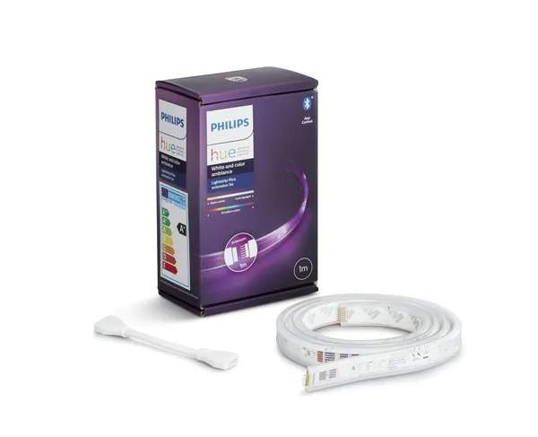 Philips Hue Světelný pásek White&Color Ambiance LightStrip Plus V4, 1 m - prodl.