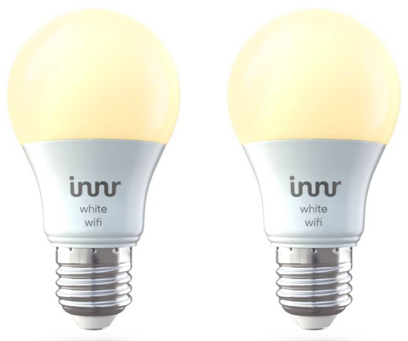 Chytrá žárovka Innr Lighting WRB 765-2 / 2 kusy / Ø 6 cm / E27 / 806 lm / bílá Varianta: ivi0