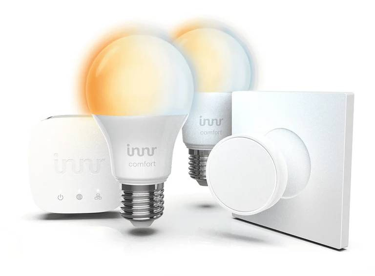 Startovací sada Innr s Bridge + 2x žárovka Comfort + Smart Button UK Varianta: ivi3