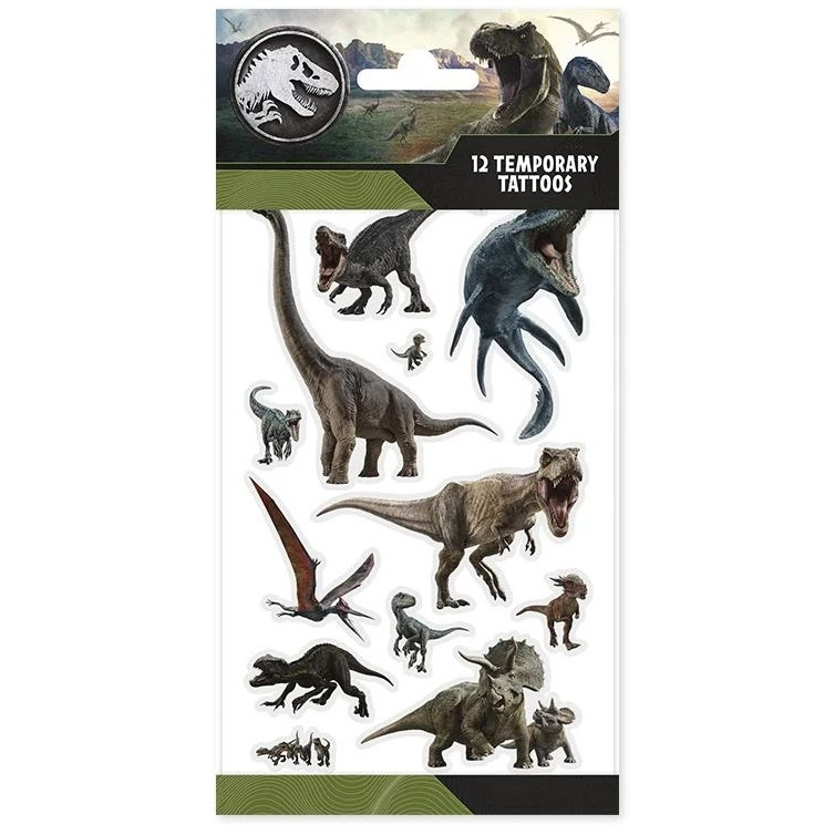 Tetování dočasné - dinosauři (1ks)