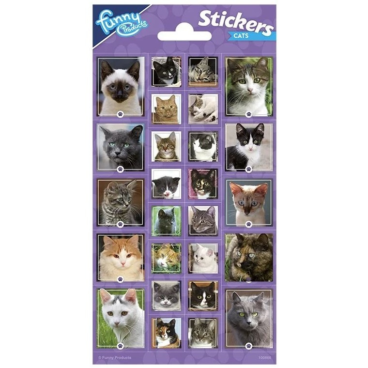 Samolepky 10x20cm Kočky č.1