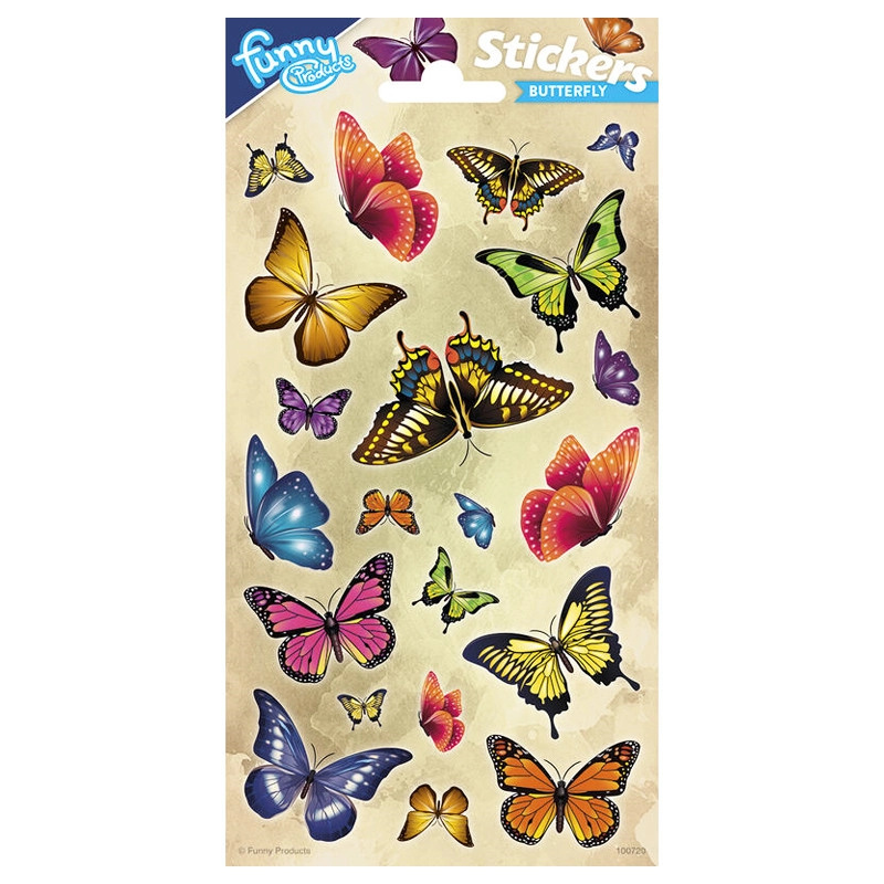 Samolepky motýli pro děti